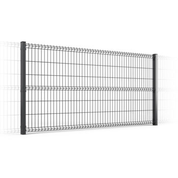 3D fence element Cross Panel Ø5.0 mm Zn + Ral
