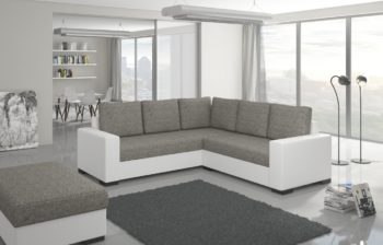 Corner sofa bed with storage container CANIS Berlin01/Soft17