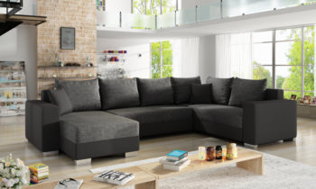 Corner sofa bed with storage container MARCO Sawana05/Soft11